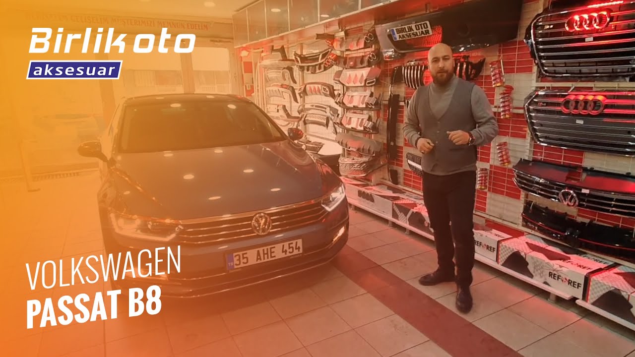 VW Passat B8 Comfortline // Kayar Sinyalli Bi Xenon Led Far, Katlanır Ayna, Komple Krom Aksesuarları