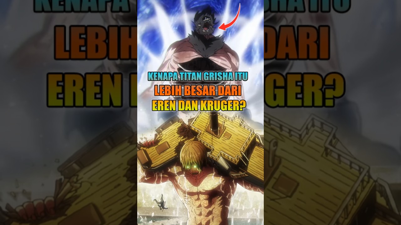 Kenapa Titan Grisha Lebih Besar Dari Eren dan Kruger? 