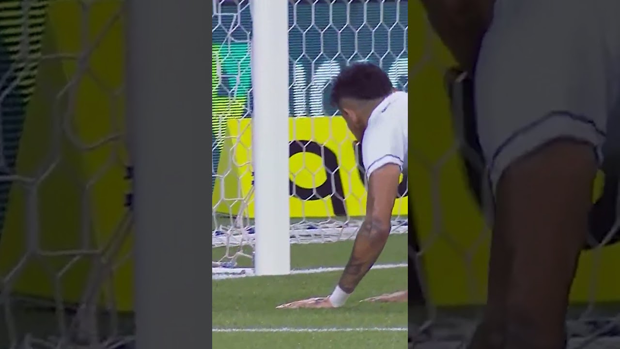 FOI POR UM TIQUINHO!! (não resisti) A cabeçada do artilheiro do Botafogo passou por cima do gol!