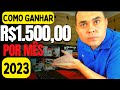 5 Formas COMPROVADAS de ganhar R$1.500,00 por mês usando seu celular trabalhando pela internet!