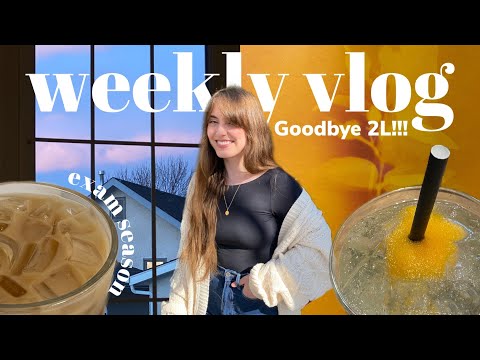 Goodbye 2L 💫 Exam Prep, Exam Season & Finishing 2L!