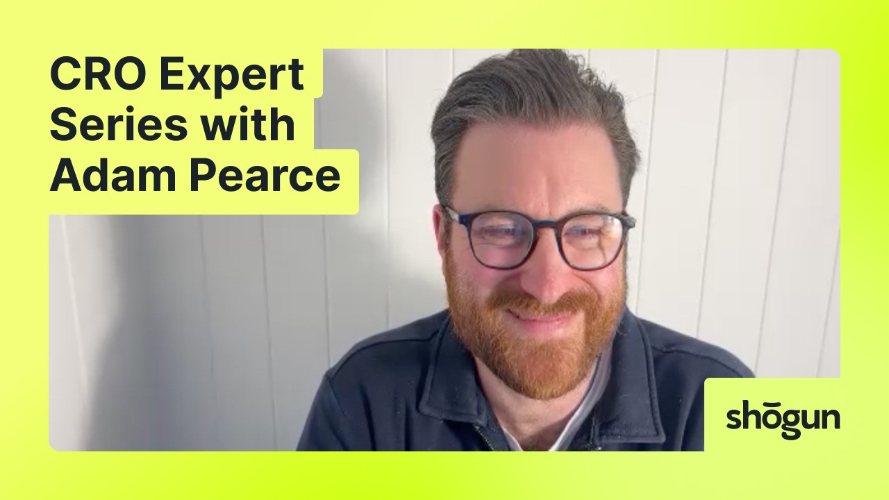 CRO Expert Series with Adam Pearce
