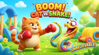 Chubby Cat vs. Silly Snake! 🐱🐍 Kids Fun Boxing screenshot 1