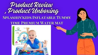 Splashin'kids Inflatable Tummy time Premium Water ma