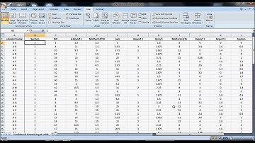 Excel for Chemical Engineers I 03 I Basics [Tables formatting] (2/10)