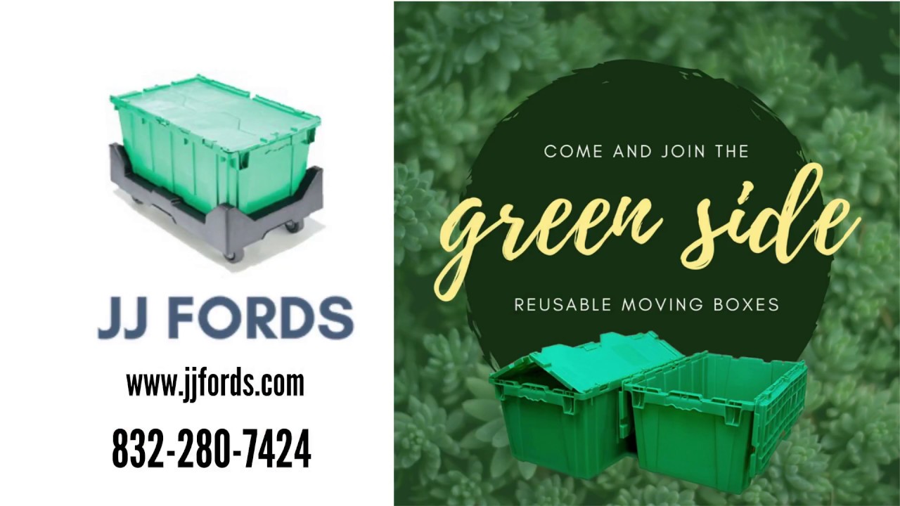 Rent Green Plastic Moving Boxes & Containers