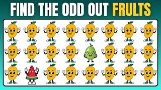 Can You Spot The Odd One Out? Fruit Emoji Quiz 🍏🍓🍒 screenshot 1