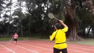 20150920  雙溪國小操場 打羽球