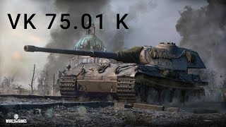 World of Tanks! My best match with VK 75.01 K premium tank!