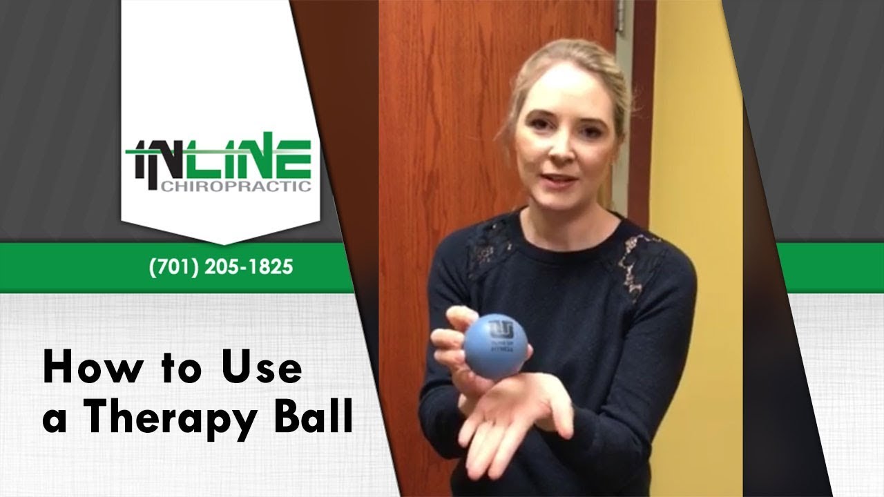 How to Use a Therapy Ball at Home | Inline Chiropractic, Fargo ND