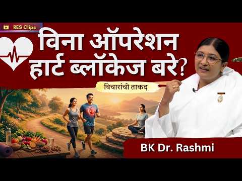 हार्ट अटॅक आणि अँजिओप्लास्टी टाळायची आहे? राजयोगाने करा Self Healing! |RES Clip | BK Dr. Rashmi Didi