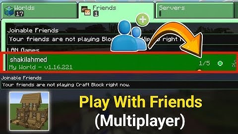 How To Play Multiplayer With Friends in Block Crazy Robo World Vip 3D _ Easy