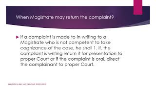 What is Complaint? definition and procedure. screenshot 5