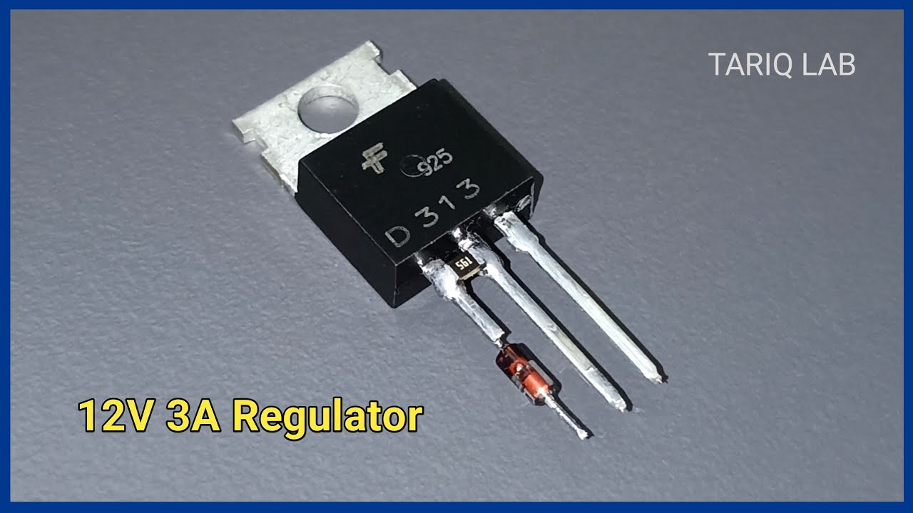How To Make a 12V 3A Regulator