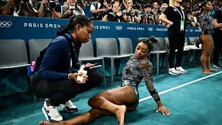 Simone Biles Injures Calf | Olympics | Sports