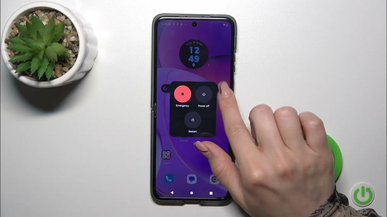 How to Turn Off MOTOROLA Razr 40 Switch Off Device YouTube