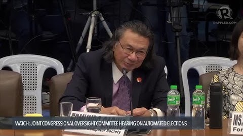WATCH: Congressional hearing on automated election system