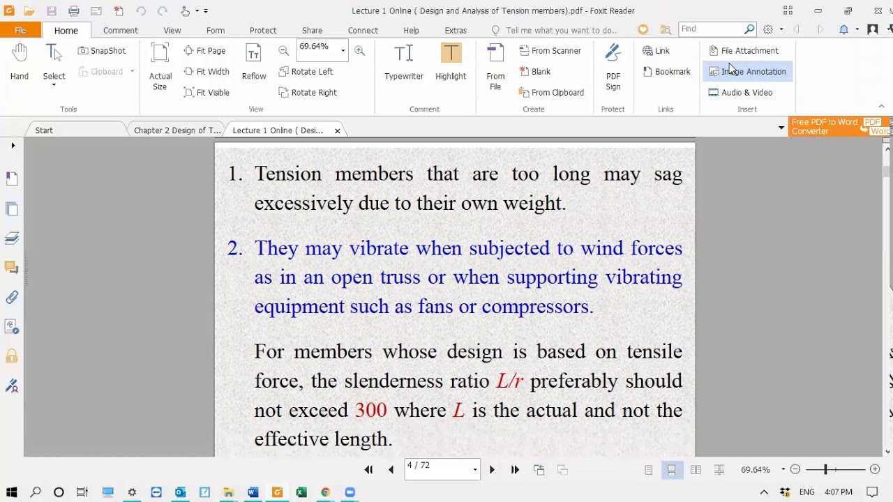 Slenderness Ratio Design of Steel Structures