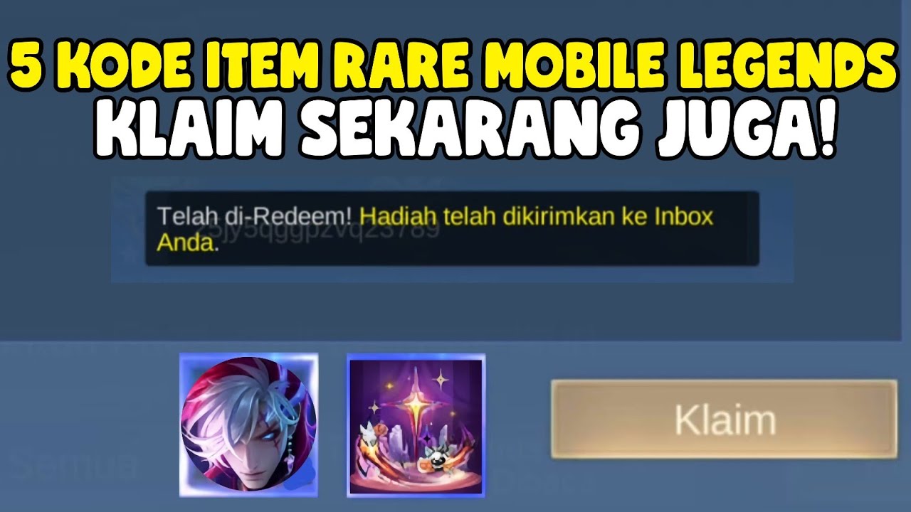 BURUAN! 5 KODE REDEEM MOBILE LEGENDS TERBARU - KODE REDEEM ML HARI INI ...