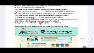 CEP CLASS 8  ENGLISH ENDLINE TEST FULLY SOLVED 