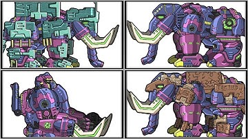 Dino Robot Mammoth | General Mobilization | Show Me Games 1080 HD