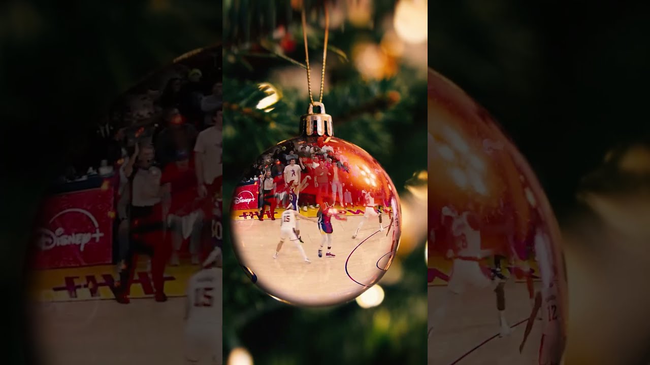 Another Round of Warriors Holiday Hoops 🔜🎄 | #shorts
