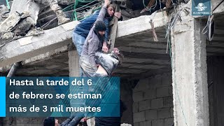 Así fue el rescate de una familia tras el terremoto en Turquía