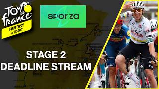 TOUR DE FRANCE FANTASY | SPORZA TOURMANAGER | STAGE 2 DEADLINE STREAM - BERNAL IN GREEN ! 🟢🟢 screenshot 5