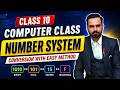 CLASS 10 COMPUTER UNIT 1 NUMBER SYSTEM | CONVERSION OF POINTS VALUE | EASY METHOD | SLO BASED