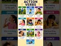 10 Most important action verbs in daily use | daily activities Spoken English