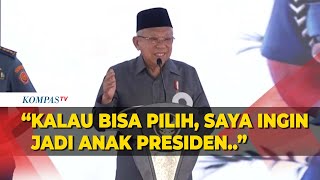 Wapres Ma'ruf Amin Sebut Kalau Bisa Memilih, Dirinya Ingin Jadi Anak Presiden