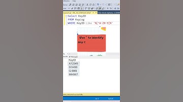 SQL Tricks | How to Identify Alphanumeric Values  #sqltips