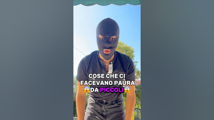 COSE che ci FACEVANO PAURA😱 #shorts
