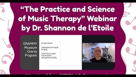 The Practice and Science of Music Therapy