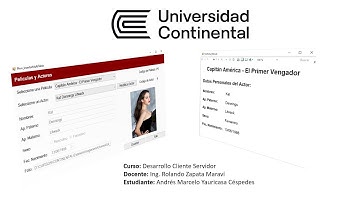 Examen 2 de Cliente Servidor - Base de Datos Cine - Proyecto Cine - Reporte