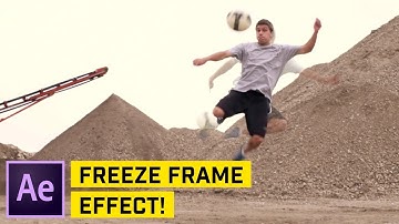 Rotoscope Freeze Frame Effect – After Effects CC Tutorial