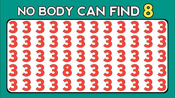 Spot the Odd One Out | Test your observation skills | Number and Letter Edition 