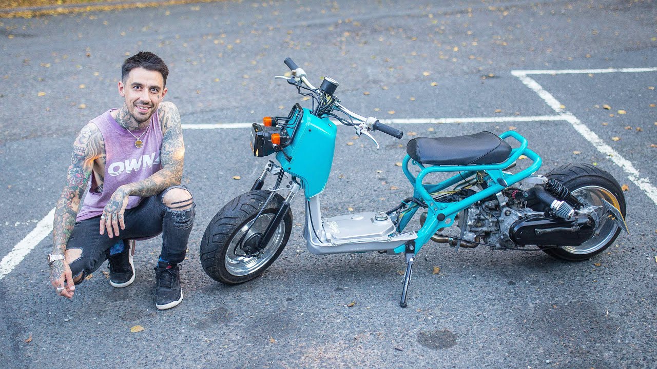 Modified Honda Ruckus Scooter Build!!!! -