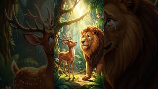 the lion and bear 🐻 story.  emotional story. the bravery of a line.....🦸🏻 like subscribe my video 📷