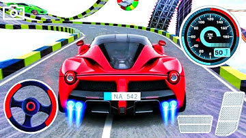 Mega Ramps GT Car Stunt Races: New Car - Walkthrough (android, ios) Gaming Video