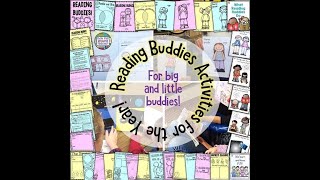 Reading Buddy Activities for the Year   for Big and Little Buddies!