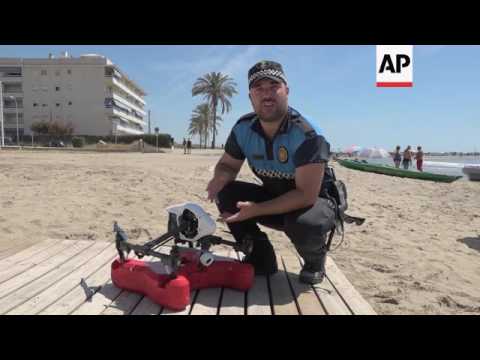 Drone helps lifeguards keep swimmers safe ++FIRST RUN 17th August 2016++