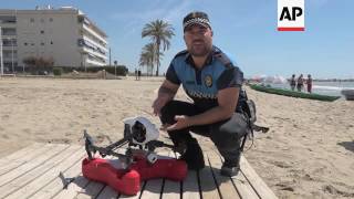 Drone helps lifeguards keep swimmers safe ++FIRST RUN 17th August 2016++