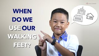 When Do We Use Our Walking Feet?