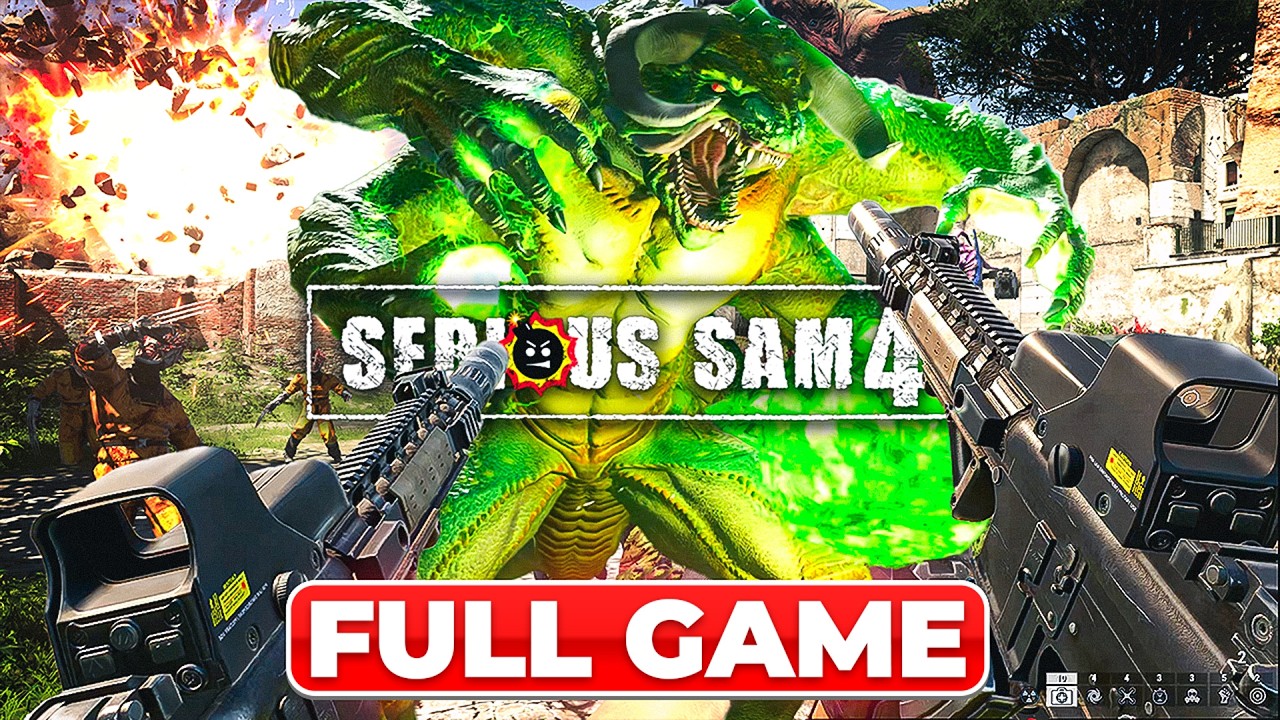 Serious Sam 4 - FULL GAME (4K 60FPS) Walkthrough Gameplay No Commentary | Hard Difficulty