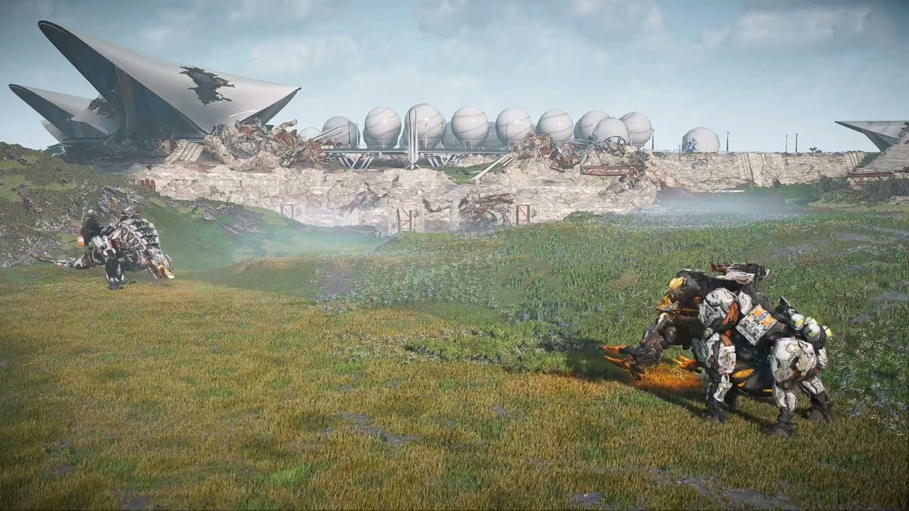 Tremortusk vs. Thunderjaw - Horizon Forbidden West