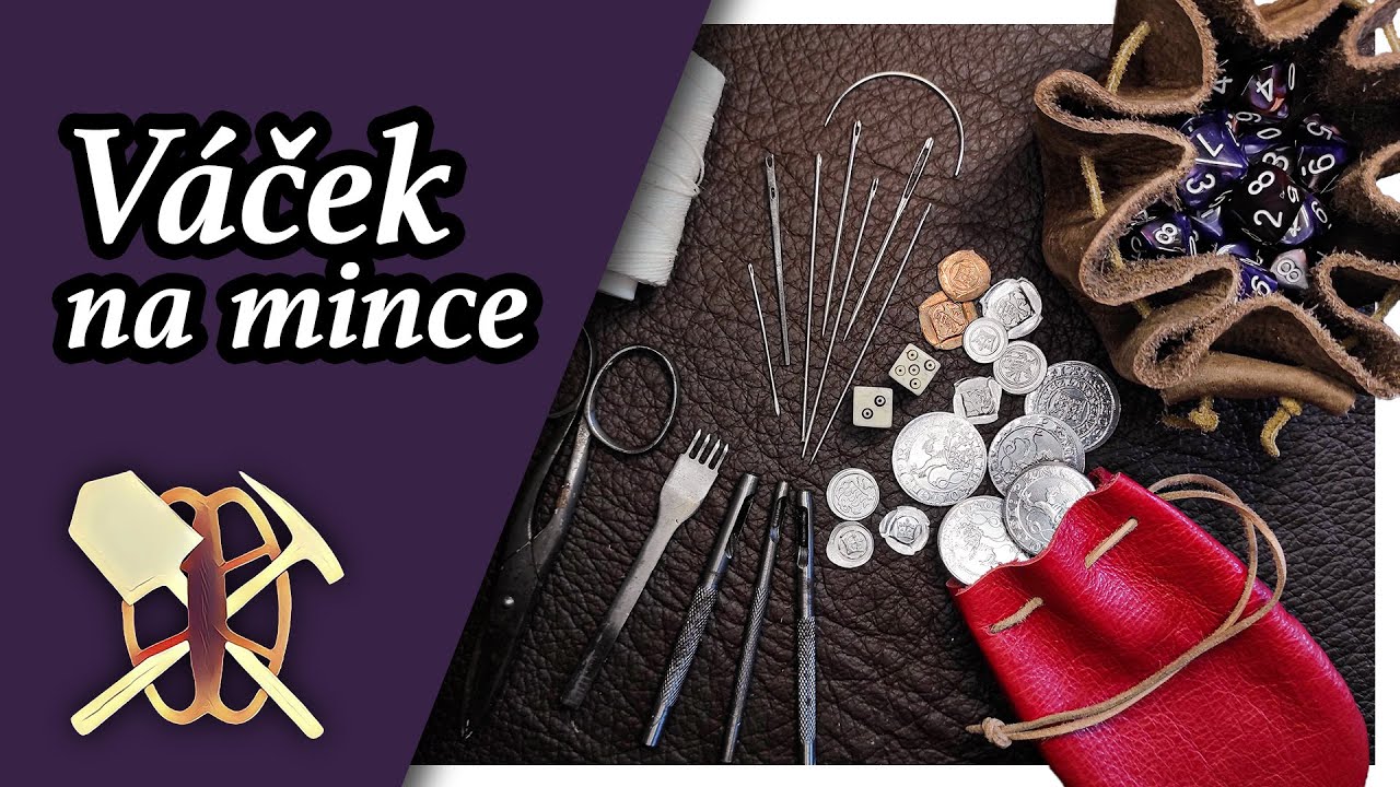 Středověké kožené pytlíčky na mince: Jak si je vyrobit?