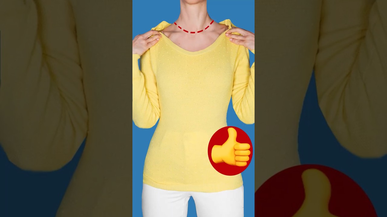 How to downsize a wide neckline easily! Miarti 🧵✂️