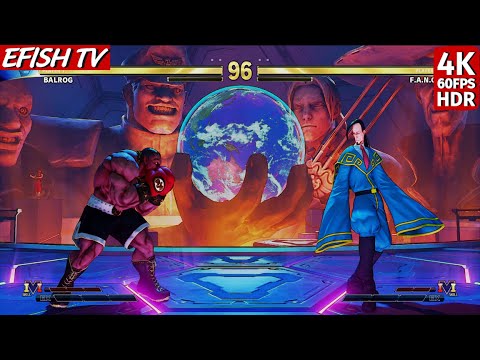 Balrog vs FANG (Hardest AI) - Street Fighter V