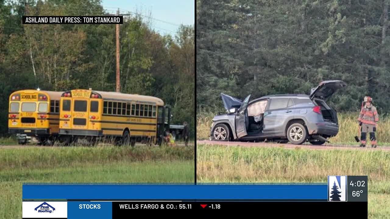 No serious injuries in crash involving Ashland school bus - YouTube